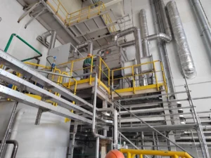 Площадки обслуживания оборудования на нескольких отметках
